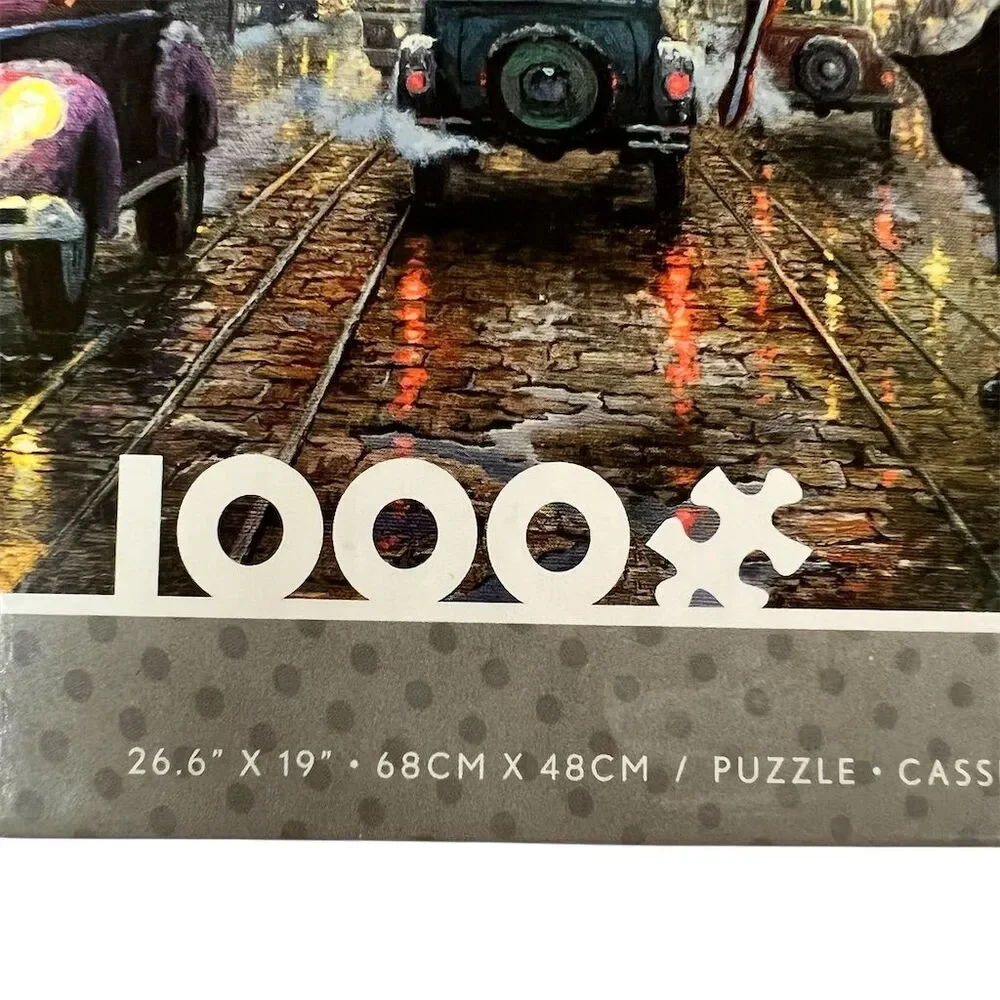 Thomas Kinkade DC Comics 1000 Piece Puzzle Batman Superman Wonder Woman